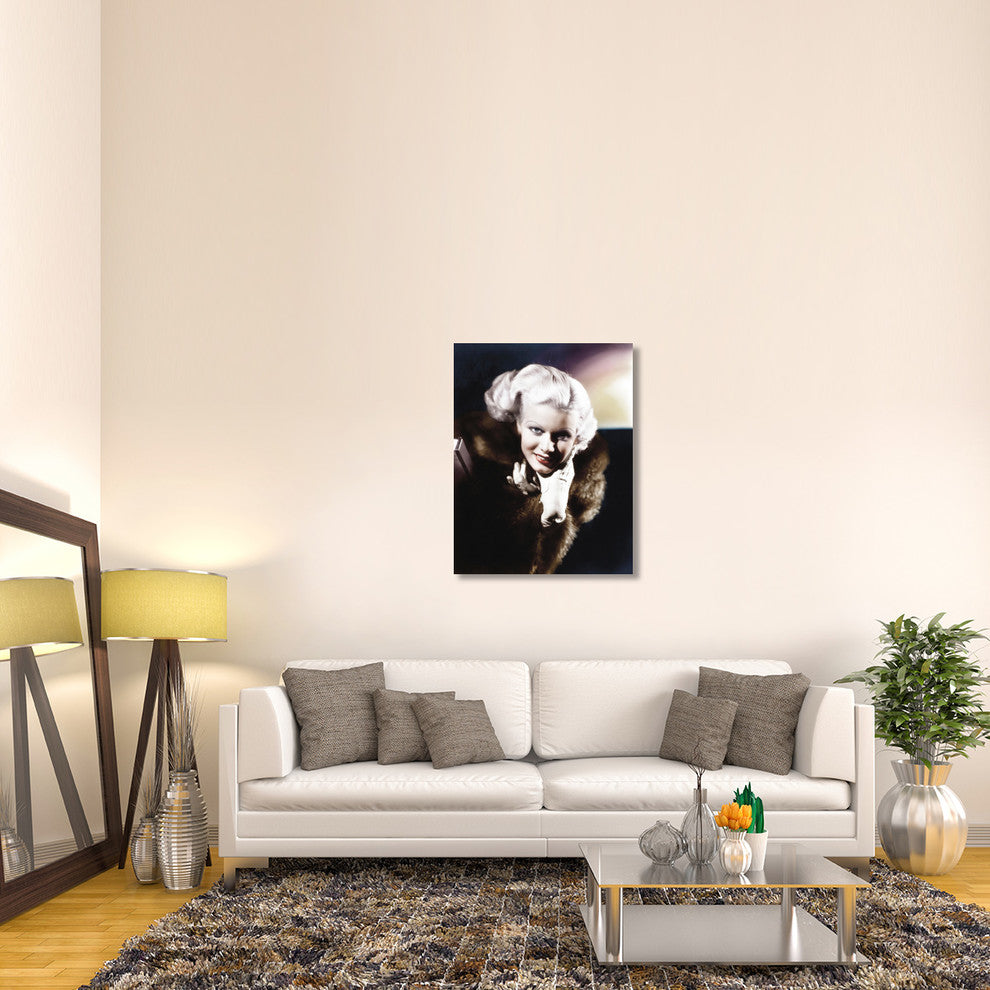 "Jean Harlow" Stretched Canvas Giclee by Hollywood Photo Archive, 31x40"