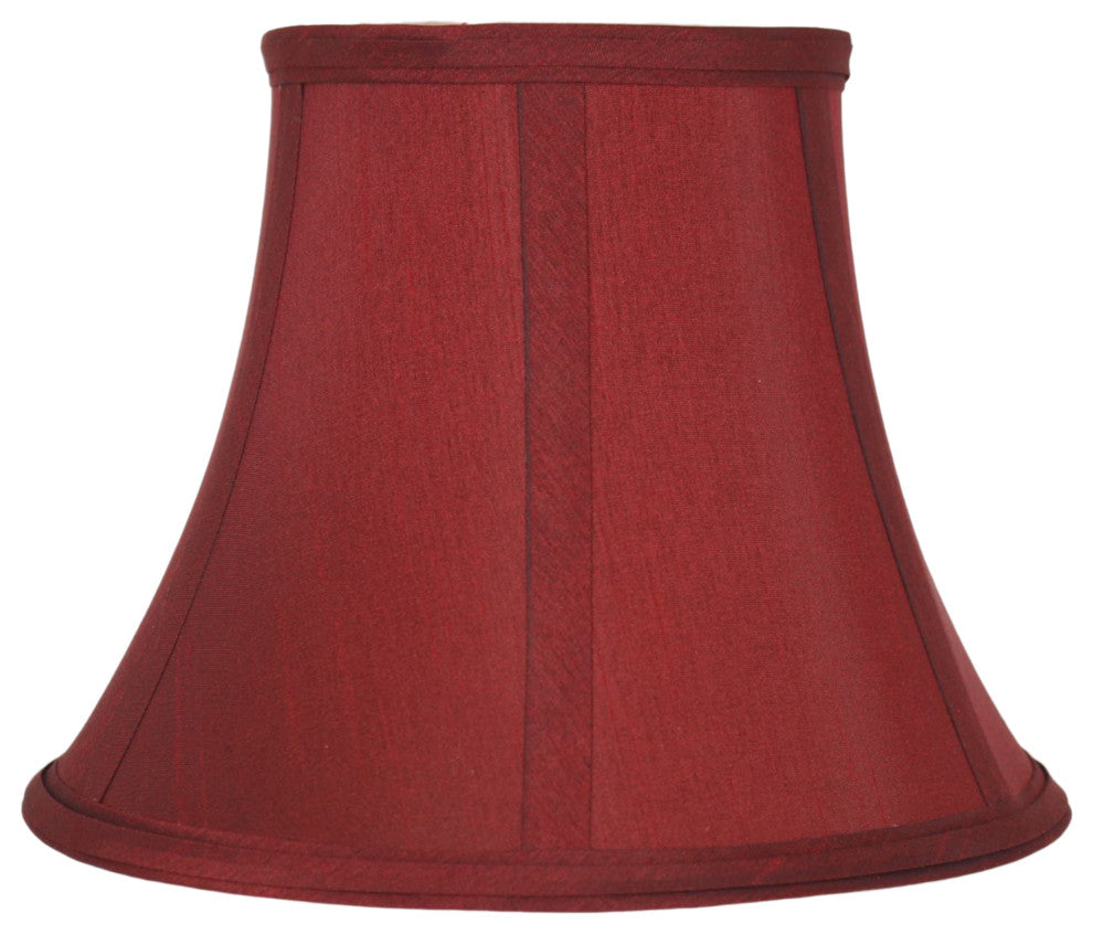 Bell Lamp Shade, 5x9x7", Burgundy, Single