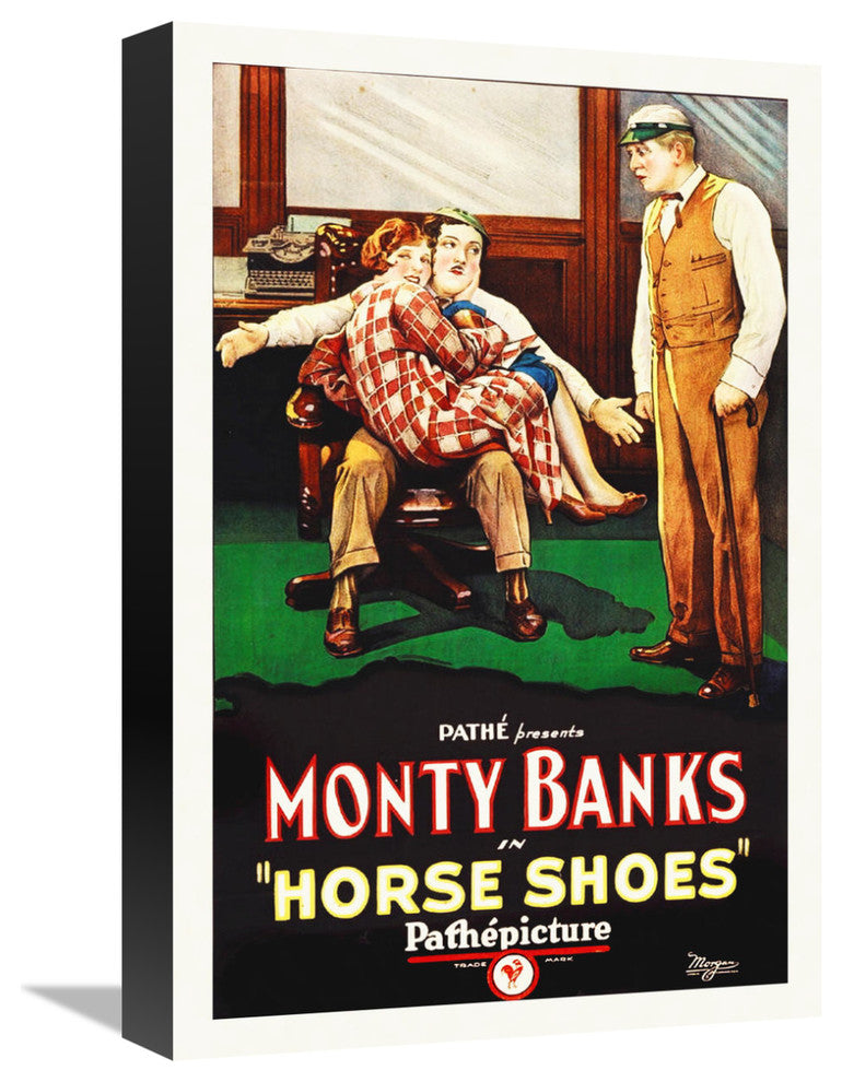 "Horse Shoes" Stretched Canvas Giclee by Hollywood Photo Archive, 12x18"