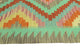 Sangat Kilim Maliheh Red/Light Green Runner, 2'9x9'11