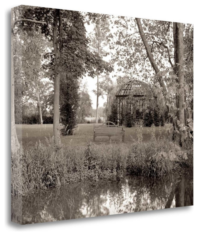 "Banc De Jardin - 59" By Alan Blaustein, Giclee Print on Gallery Wrap Canvas