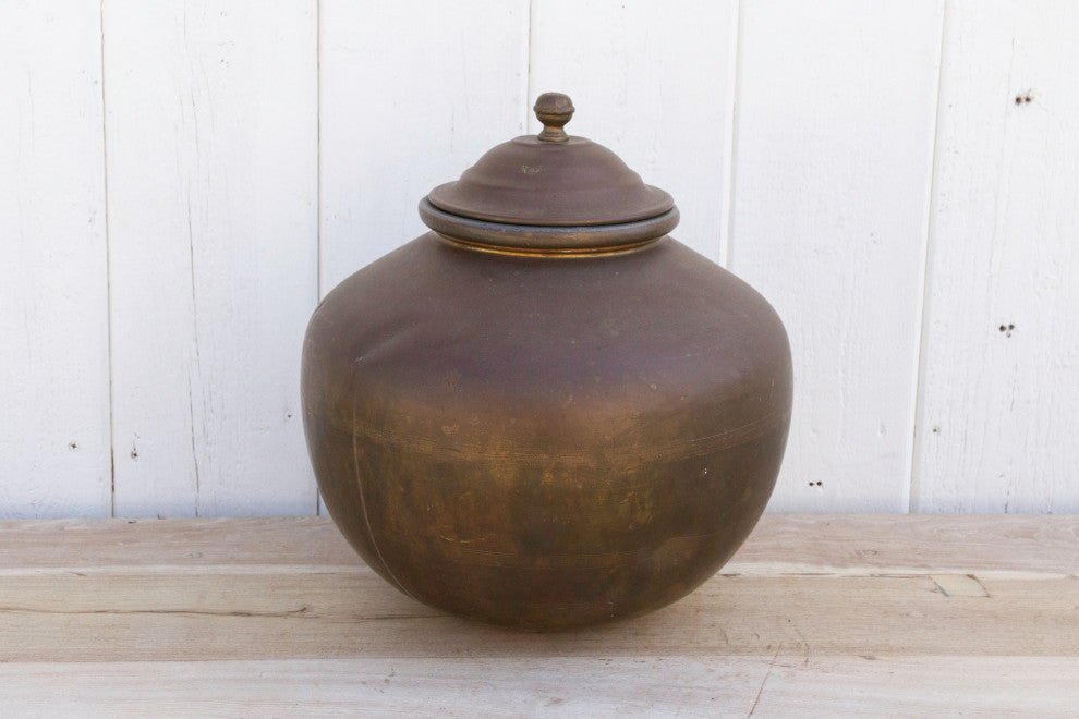 Indian Antique Brass Water Pot