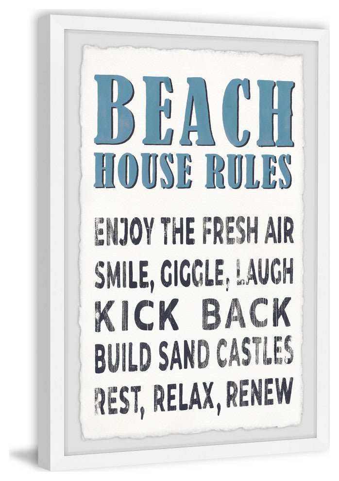 "Enjoy the Fresh Air" Framed Painting Print, 24x36