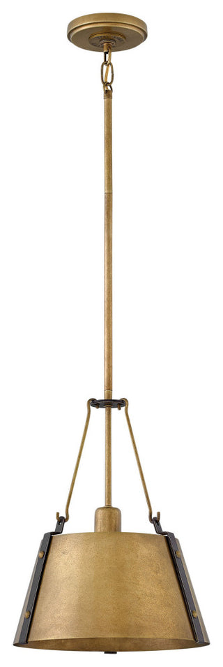 Hinkley Lighting 3397 Cartwright 1 Light 11-1/2"W Pendant - Rustic Brass