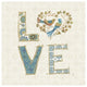 "Love Tales IV" Digital Paper Print by Daphne Brissonnet, 20"x20"