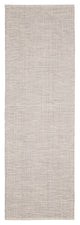 Dash & Albert Marled Grey Handwoven Cotton Rug, Grey, Runner-2'6" x 8'