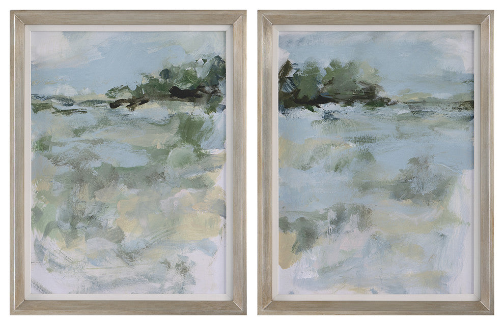 Uttermost Far Away View Framed Prints, Set/2