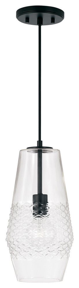 Capital Lighting 345011 Dena 7"W Pendant - Brushed Nickel