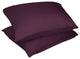 Lotus Home Stain and Water Resistant Microfiber Bed Pillow 2-Pack, Fig, King