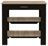 Brooklyn 40 Kitchen Island Black/Pine