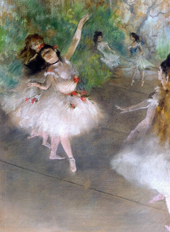 Edgar Degas Dancers, 21"x28" Gallery Wrapped Canvas Print