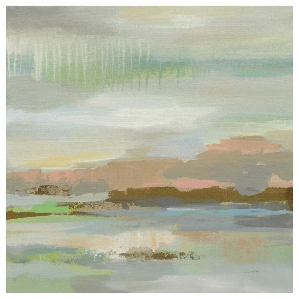 "Spring Desert I" Digital Paper Print by Silvia Vassileva, 32"x32"