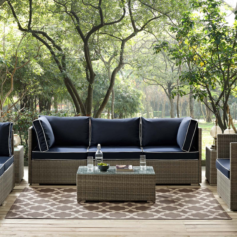 Area Rug Floor Carpet, Indoor Outdoor, Moroccan, Rectangular, 9x12, Beige