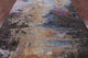 Abstract Wool and Silk Hand Knotted Rug 5' 11" X 9' 2" Q6855