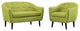 Modern Wheat Wit 2 Piece Living Room Set