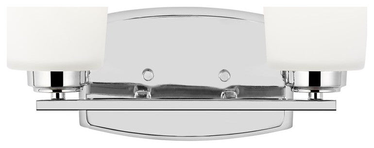 Sea Gull Franport 2-Light Bath Vanity Chrome