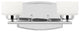 Sea Gull Franport 2-Light Bath Vanity Chrome