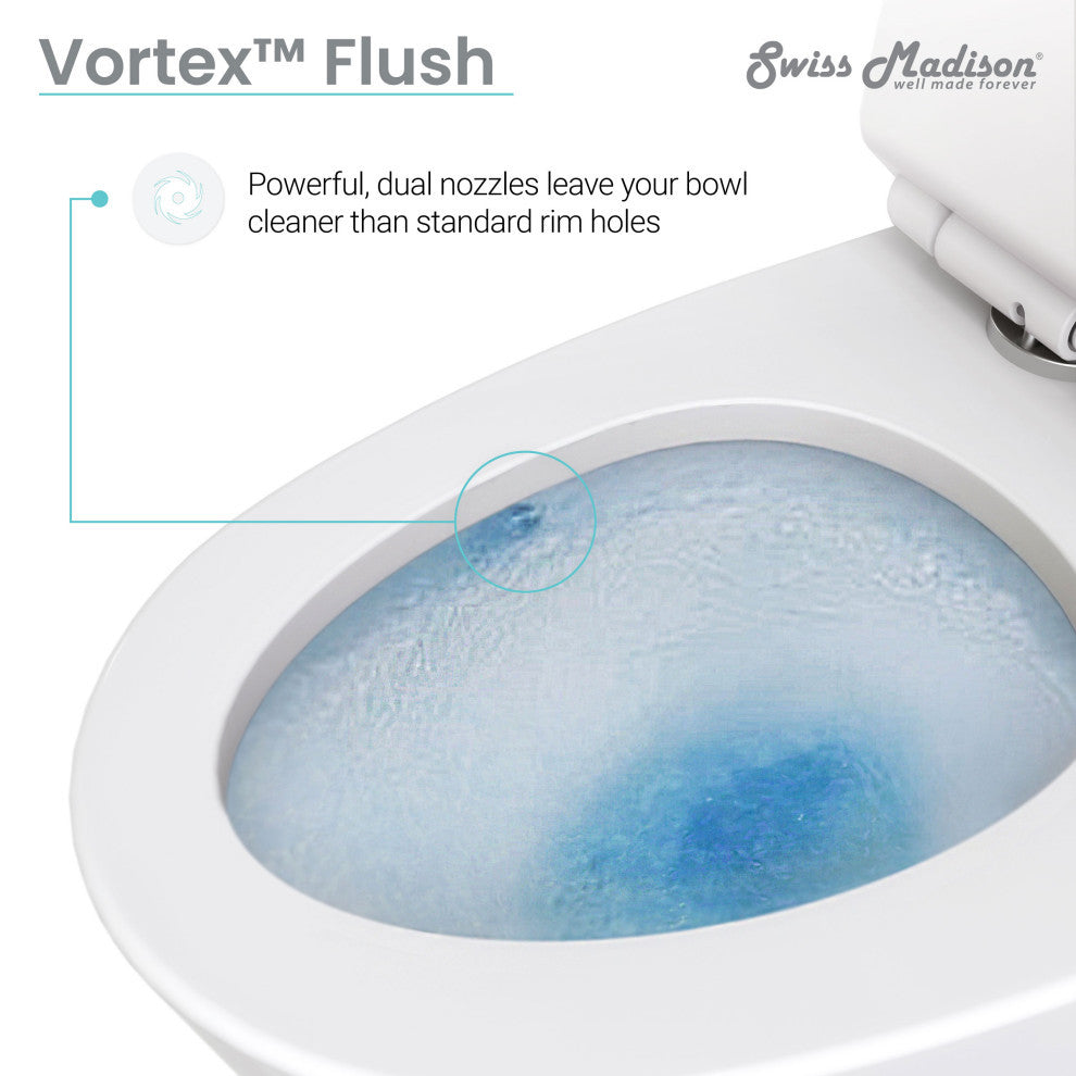 Sublime III One Piece Toilet Dual Flush, Glossy White