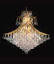 Artistry Lighting Toureg Collection Crystal Chandelier 31x35, Gold