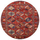 Ahgly Company Indoor Round Mid-Century Modern Area Rugs, 5' Round