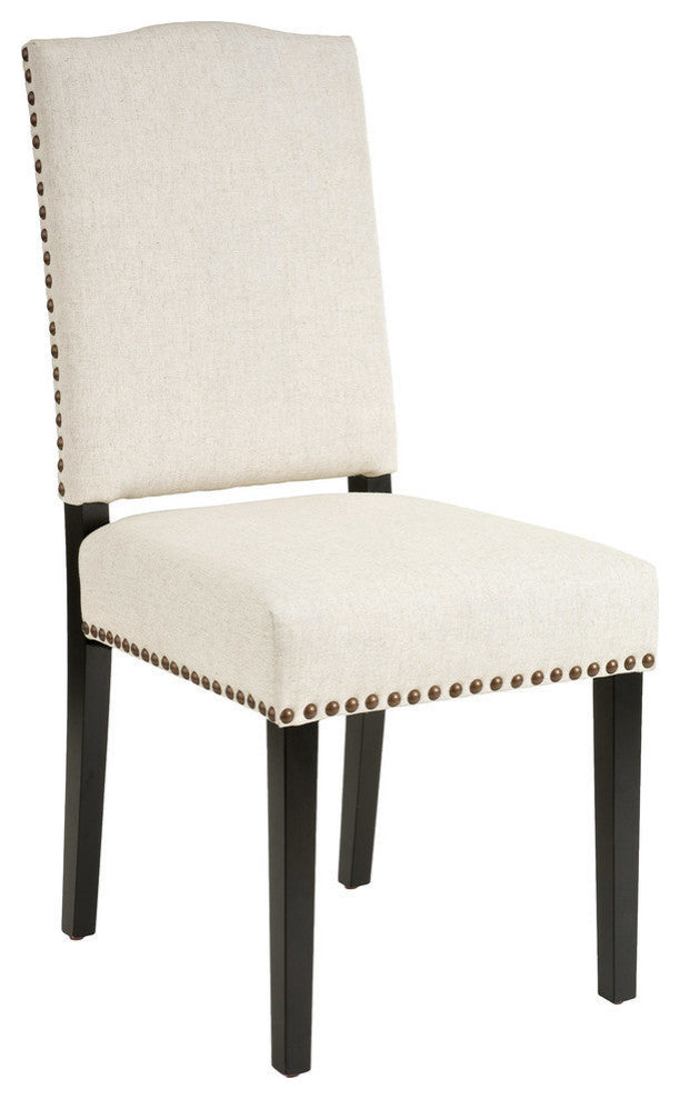 GDF Studio Stuart Dining Chair, Set of 2, Beige