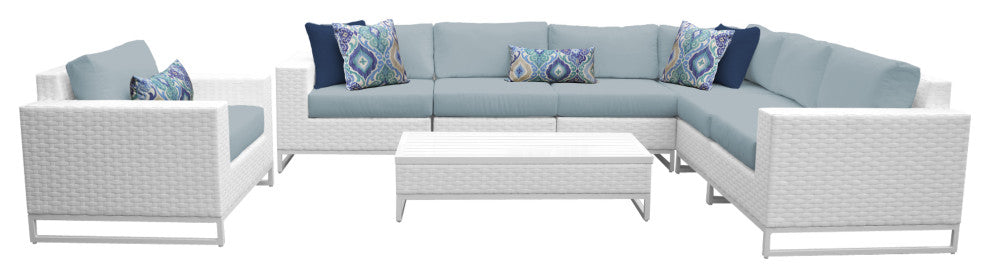 Miami 8 Piece Outdoor Wicker Patio Furniture Set 08b Spa