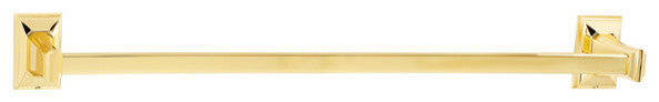 Alno Towel Bar in Polished Brass