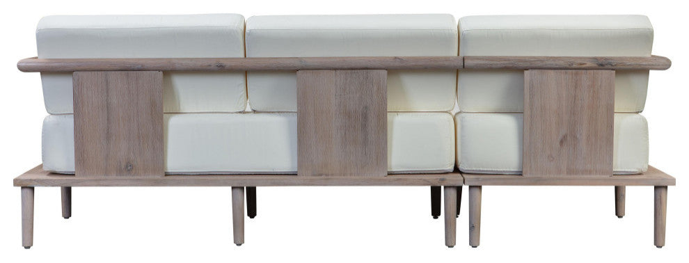 TOV Furniture Emerson Cream Outdoor Sectional - LAF
