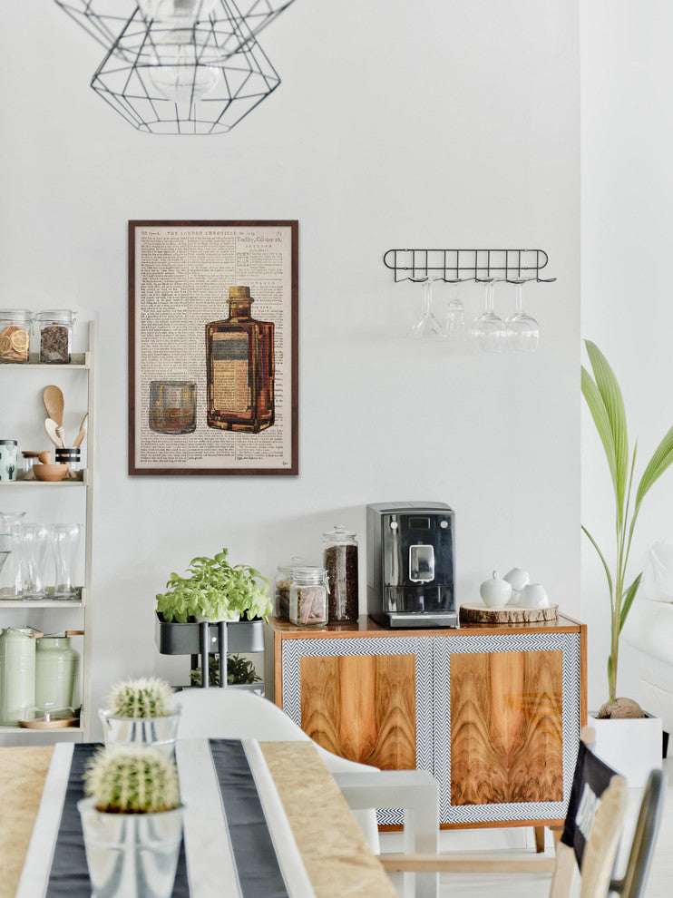 "Bourbon Temptation" Framed Painting Print, 20"x30"