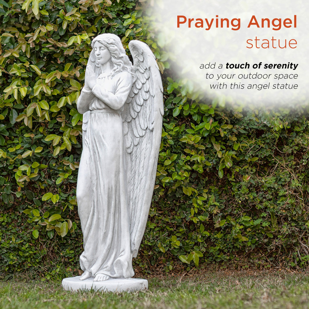 47" Tall Indoor/Outdoor Praying Angel Statue Yard Art Decoration