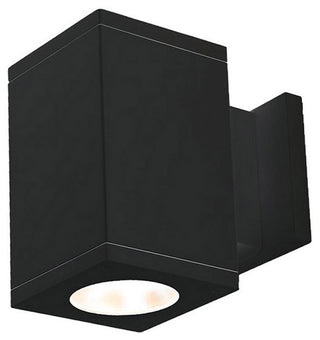 Cube Architectural 5" LED Wall-Light Straight 18 Deg Beam 3500K, Black