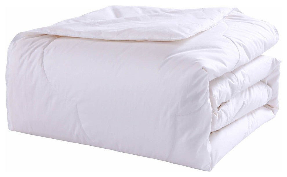 Cottonloft Cloud Stitch Cotton Hypoallergenic Comforter, Full/Queen