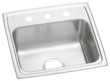 PSR19183 Celebrity Stainless Steel 19" x 18" Drop-in Sink, 3 Holes
