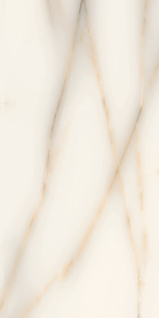 24" x 48" Onix Crema Marble Look Glossy Wall and Floor Tile