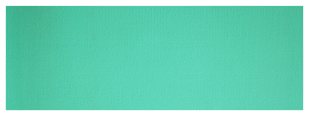 Plain PVC Yoga Mat, Green, 24" x 68", Covers 11.4 sq ft