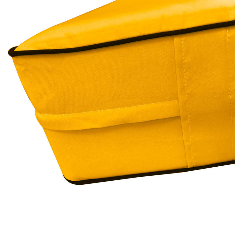 Style5 Full Contrast Pipe Outdoor Mattress Bolster Slip Cover COMPLETE SET AD108