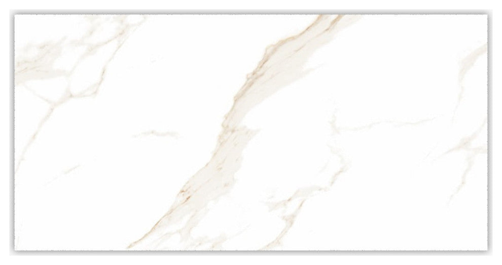 Calacatta Statuario Polished 12x24 Porcelain Tile