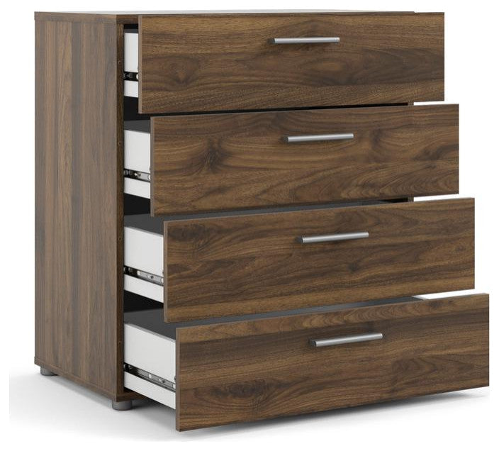 Austin 4 Drawer Chest, Walnut