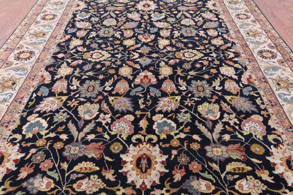 Persian Fine Serapi Hand-Knotted Wool Rug 8' 11" X 12' 1" - Q16030