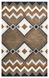 Tumble Weed Loft TL9147 Multi-Colored Southwest/Tribal Rug, Rectangular 8'x10'