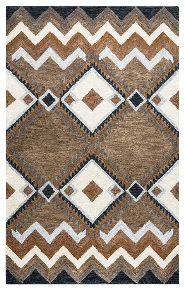 Tumble Weed Loft TL9147 Multi-Colored Southwest/Tribal Rug, Rectangular 8'x10'