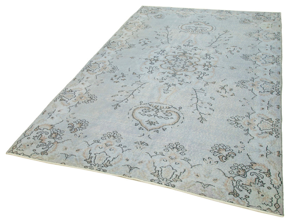 Rug N Carpet - Hand-knotted Anatolian 5' 5" x 9' 3" Rustic Overdyed Area Rug