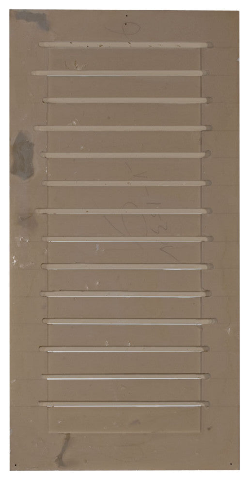 15"W x 30"H Vertical Gable Vent Louver, Functional