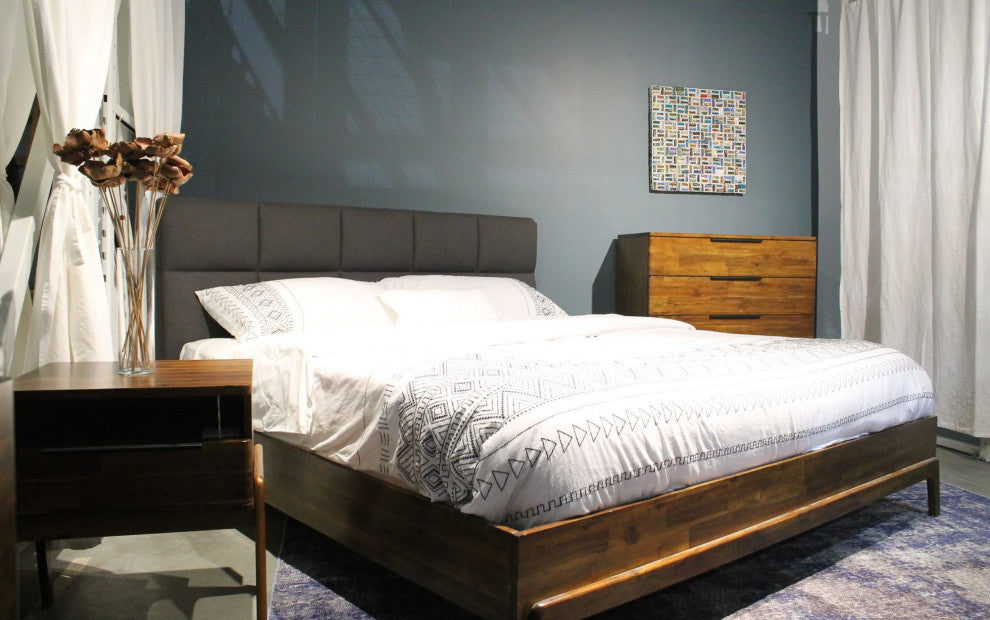 Remix King Bed, Gray