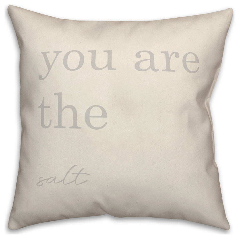 You Are The Salt 18 x 18 Spun Poly Pillow
