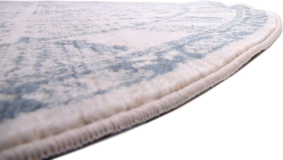 Unique Loom Beige Birch Paris 6' 0 x 6' 0 Round Rug