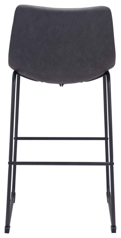Smart Bar Chair, Set of 2 Charcoal