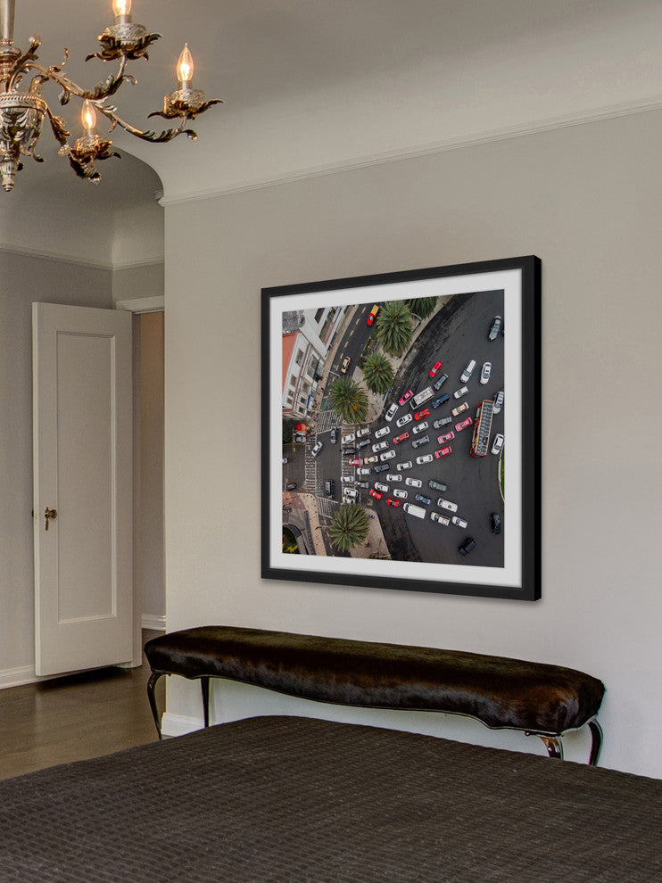 "All One Way" Framed Painting Print by Karolis Janulis