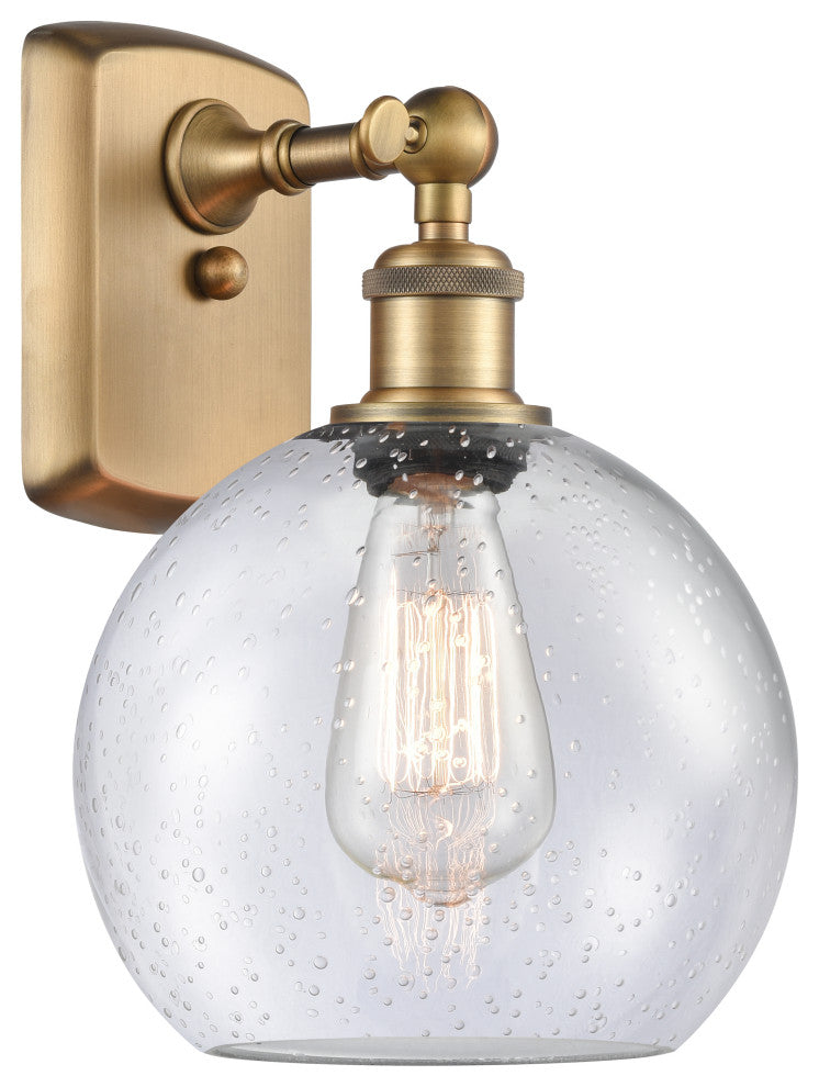 Innovations Lighting 516-1W-BB-G124-8-LED Athens 1 Light 8" Sconce