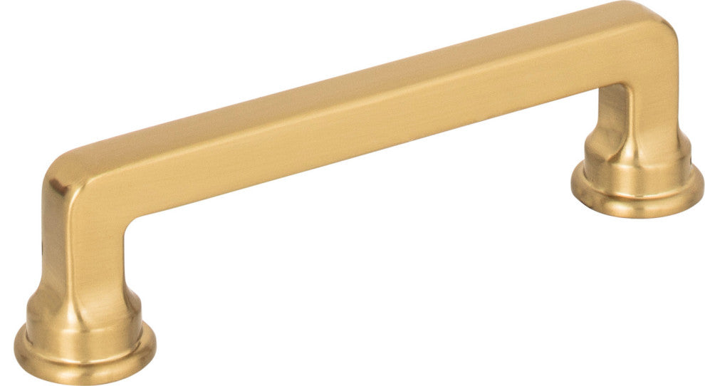 Atlas Homewares A102 Oskar 3-3/4 Inch Center to Center Handle - Warm Brass